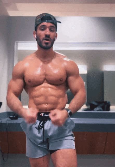 shirtless gif public content  company  men