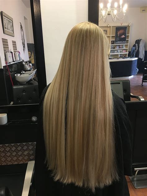 Long and blonde | Straight blonde hair, Long hair styles, Hair styles