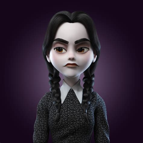 The Addams Family Cartoon Wednesday