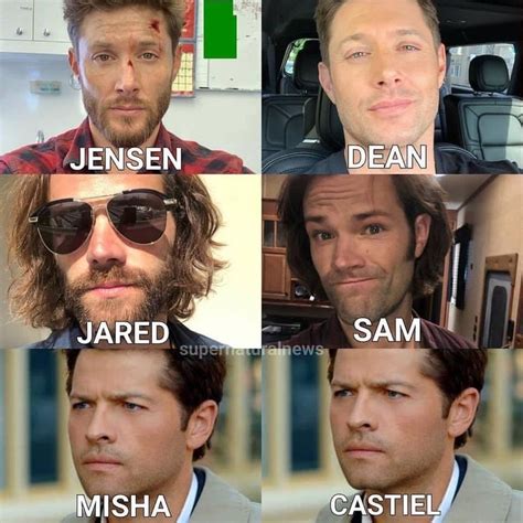 blonde green eyes jensen ackles memes supernatural mugshot meme
