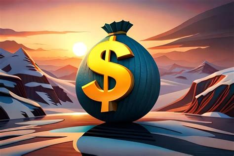 Premium Photo | Illustration money bag with dollar sign