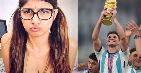 ¿Mia Khalifa y Julián Álvarez están juntos? La ex actriz responde - El
