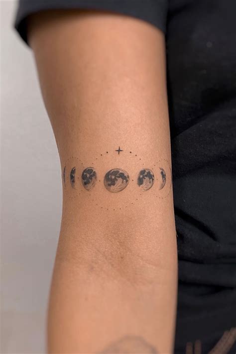 Fases Da Lua Tattoo - Moon Phase Tattoo | Tatuagem Fases da Lua | Fases da lua tatuagem ...