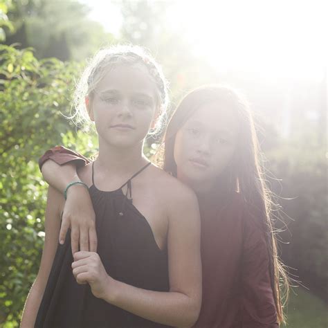 Lily Chee & Violet Knobel at Wilhelmina Kids in Lamantine Paris for ...