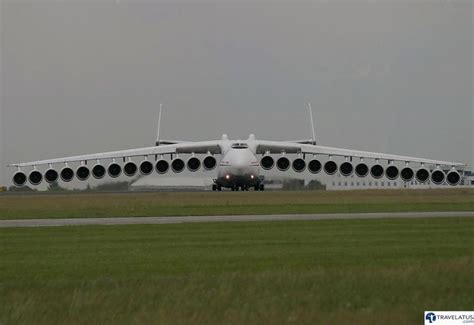 Most engines on a plane. Obviously this is a photo shop, but looks cool ...
