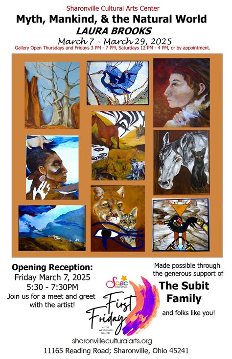 Laura Brooks: Myth, Mankind, & the Natural World, Sharonville Cultural