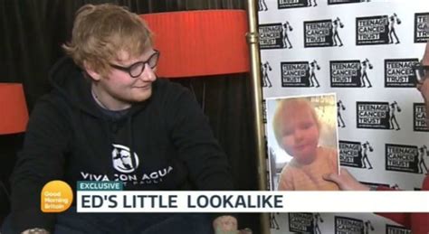 Ed Sheeran responds to his 'baby lookalike'