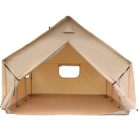 VEVOR Canvas Wall Tent Canvas Tent 10x12 Ft Wall Tent 8 Persons For ...