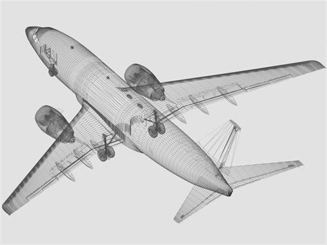 b 737-600 3d model