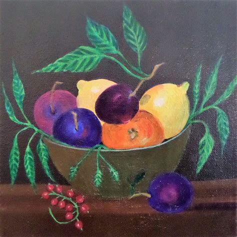 " Fruits Still Life Painting " on Behance