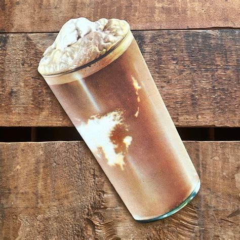 vintage root beer float cardboard die cut nos vintage novelty ice