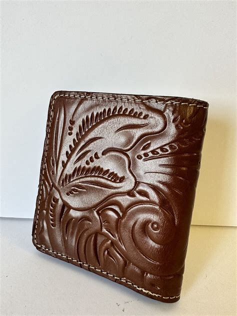 Patricia Nash ~ FLORAL TOOLED Italian Leather Wallet … - Gem