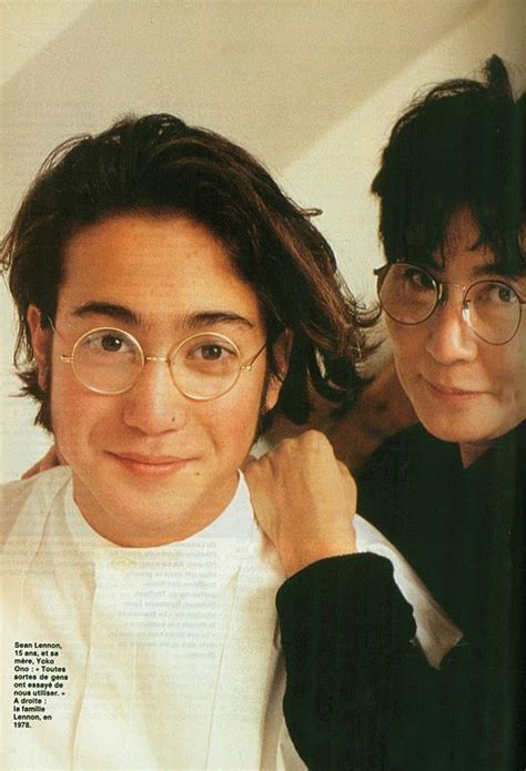 Sean Lennon & Yoko Ono | John lennon beatles, Sean lennon, Jhon lennon