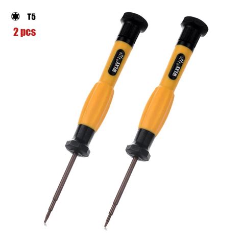 (2pcs/ set) T5 Screwdriver Screw Driver Magnetic Tip Laptop Mobile ...