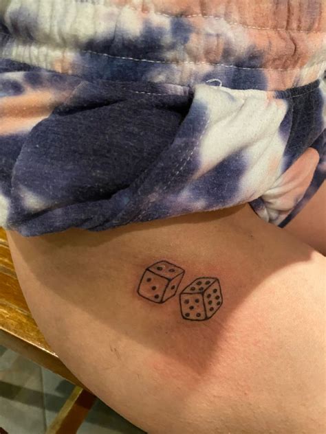 Dice tattoo | Hipster tattoo, Dice tattoo, Ring finger tattoos