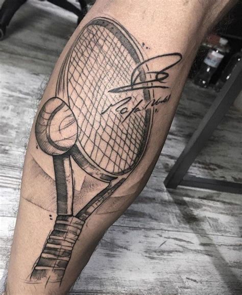 30 Pretty Tennis Tattoos to Inspire You | Style VP | Page 30