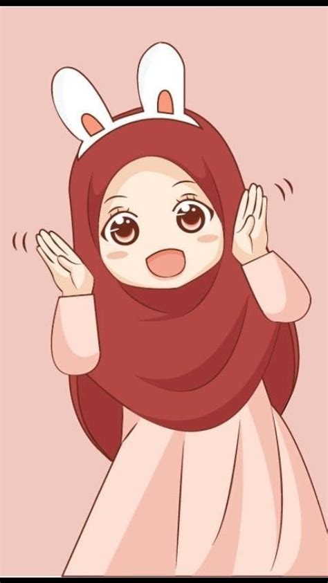 Gambar Kartun Muslimah Lucu