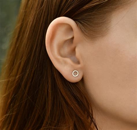 Срібні сережки кільця - Dadiverin Jewelry