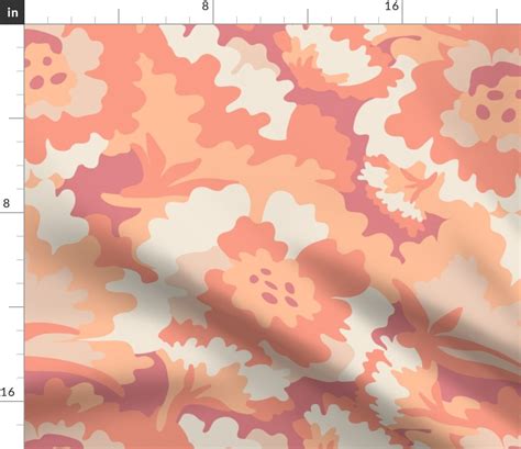 Peachy Dream Fabric | Spoonflower