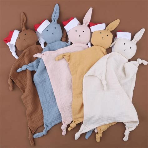 Baby saliva towel newborn soothe appease towel infant cotton cute bunny sleeping dolls toy