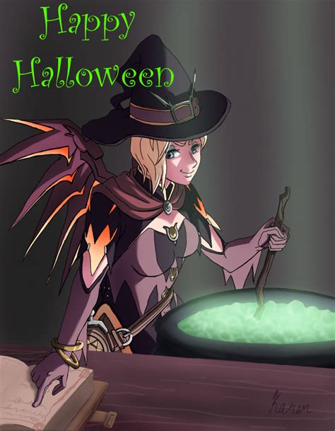 Witch Mercy-Halloween by BotanofSpiritWorld on DeviantArt