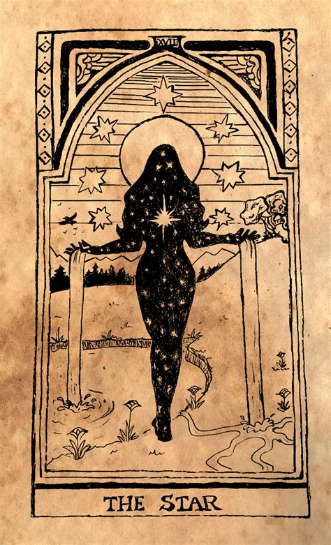 star tarot card star tarot tarot cards art tarot cards art