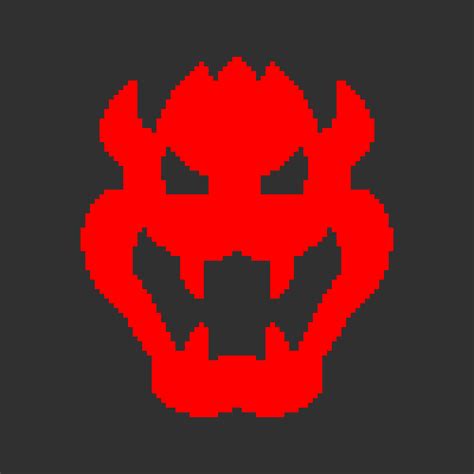 Pixilart - Bowser Logo by Spoon-Man