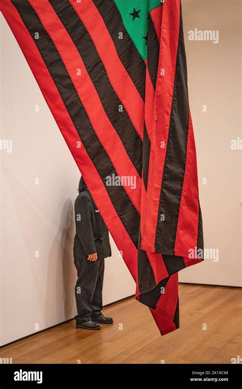 African American Flag, MoMA Stock Photo - Alamy