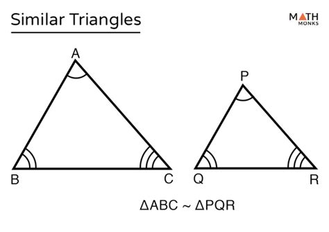 similar triangles definition properties formulas examples