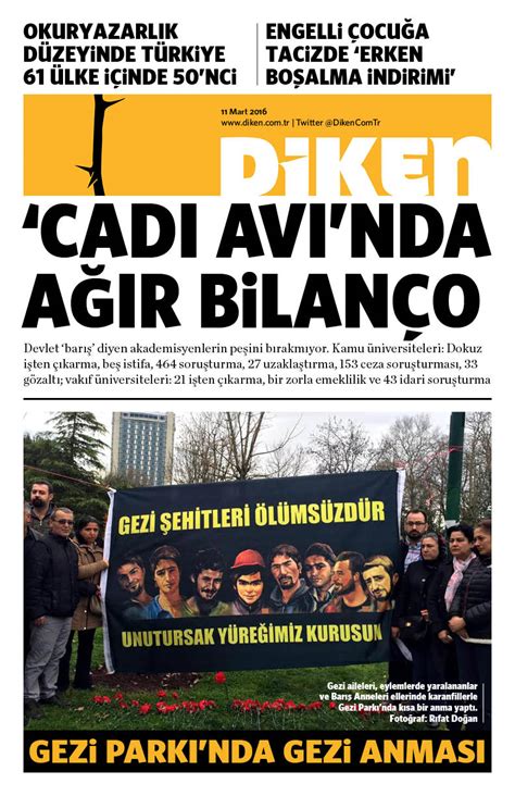 11 Mart 2016 - Diken
