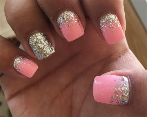 nail sparkle ombre