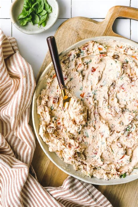 Easy Sun-Dried Tomato Dip Recipe (perfect chip dip!) - Cooking in my Genes