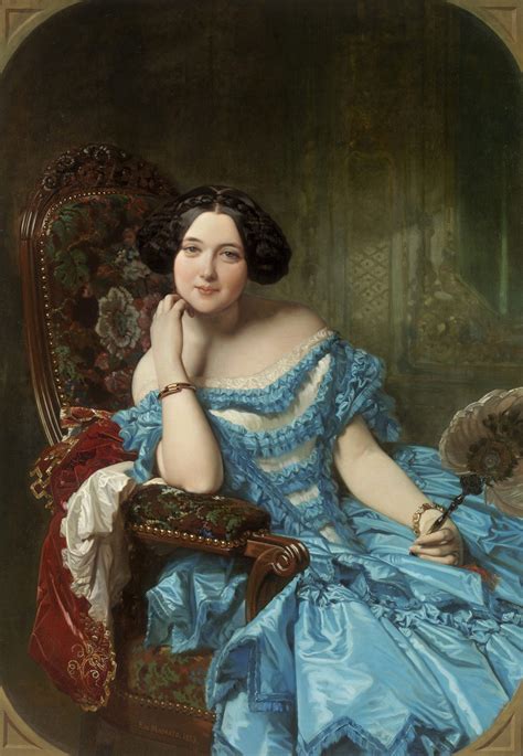 Portrait of Amalia de Llano by painter Federico de Madrazo