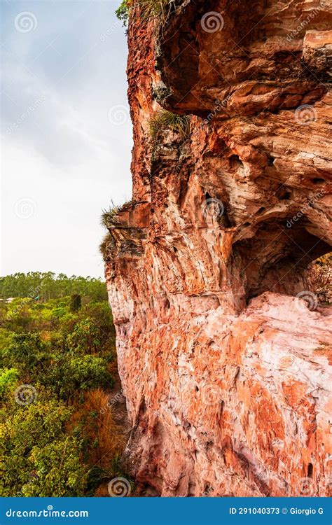 Side View of Rock Formation in Jalapao National Park in Brazil Stock ...