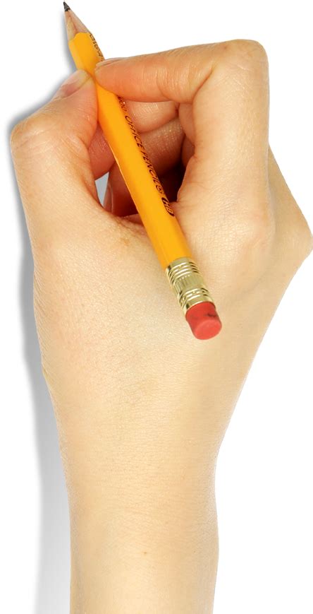 Download Hand Holding A Pencil Png Download - Hand Holding Pencil Png ...