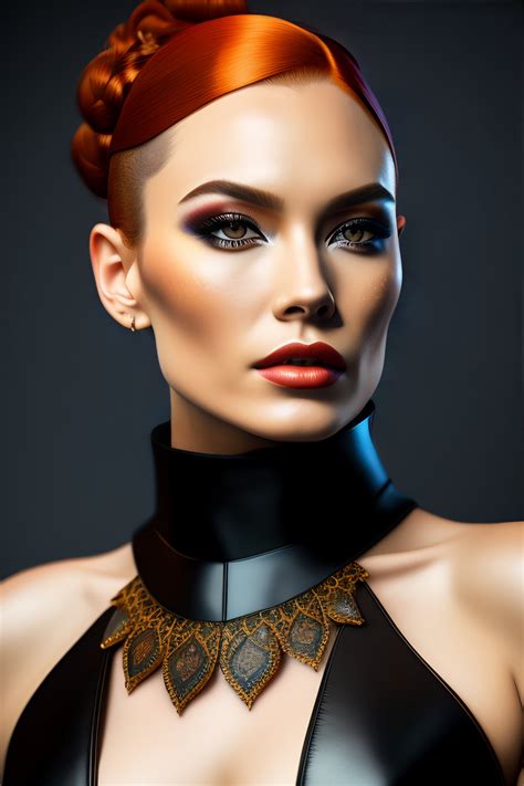 Lexica - Analog style, pltn style, goth gothic goddess in leather