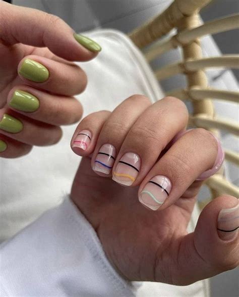 Маник♡ | Hippie nails, Subtle nails, Swag nails