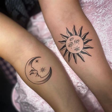 Tattoo Lua E Sol - Tatuagem de sol e lua: 55 ideias que vão te encantar