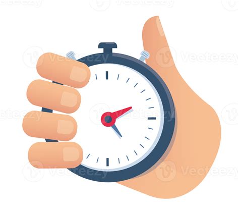 mano sujetando un cronómetro 12067332 PNG