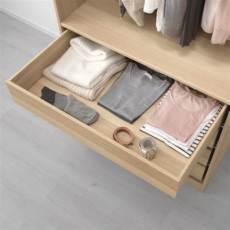 KOMPLEMENT drawer white stained oak effect 100x58 cm | IKEA Lietuva
