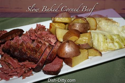 Slow Roasted Corned Beef & Cabbage Recipe - Dish Ditty