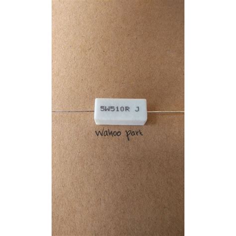 Jual RESISTOR 510 OHM TAIWAN 5 WATT | Shopee Indonesia