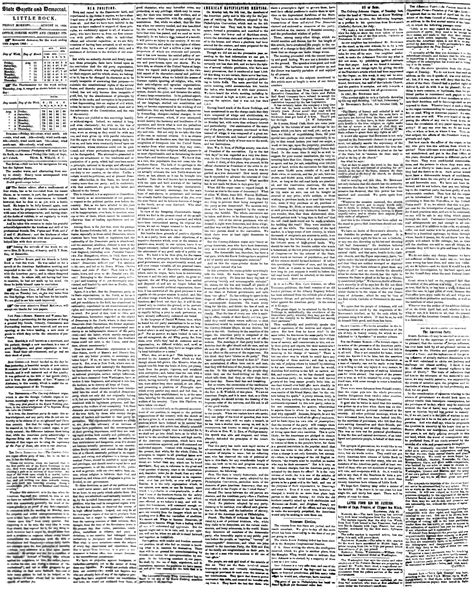 Celebrating 200 years: 1855 Arkansas Gazette | Celebrating 200 years