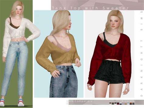 Одежда для Симс 4 | Скачать моды на Sims 4