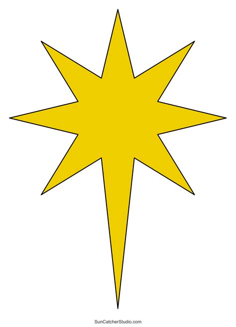 Christmas Star Printable Template | Fanny Printable