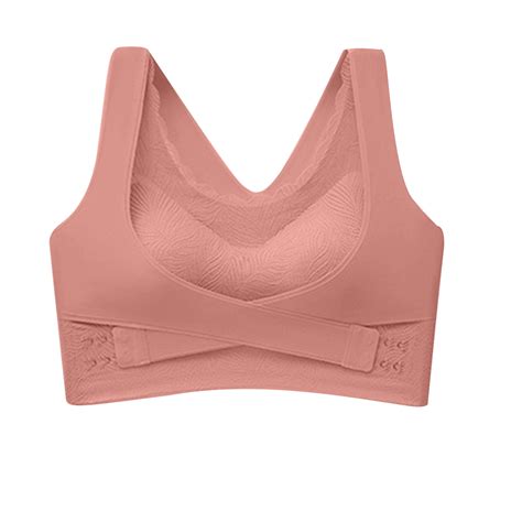 Women's Lace Bralette - Wirefree Sports Bra with Comfort Seamless