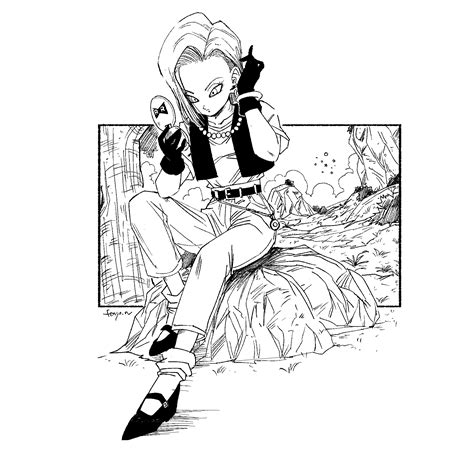 android 18 (dragon ball and 1 more) drawn by fenyon | Danbooru