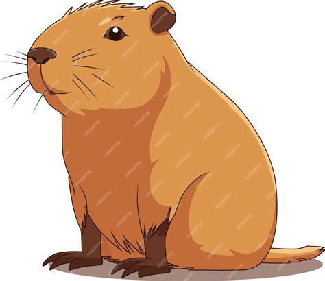 Desenho Animado De Capivara
