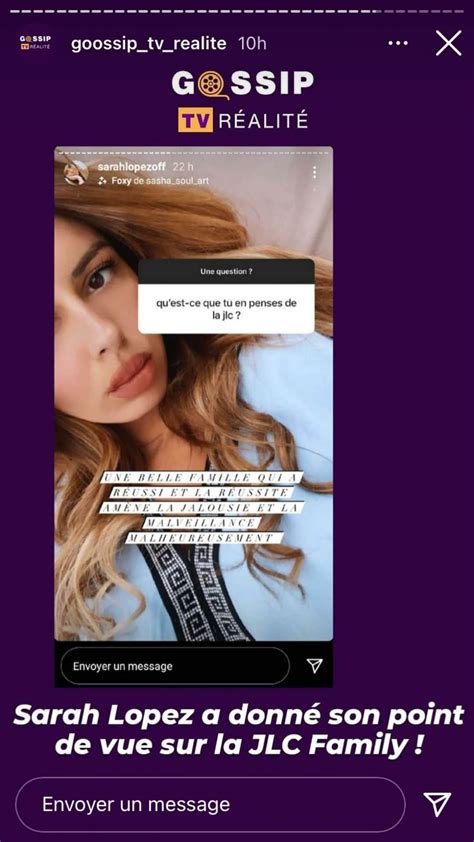 Sarah Lopez jalouse et malveillante envers Jazz et Laurent ? On a la