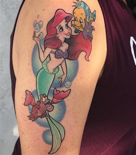 Disney tattoos ariel – Artofit